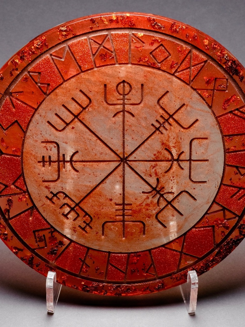Medium Sized Sacred Geometry Plaque Art Object